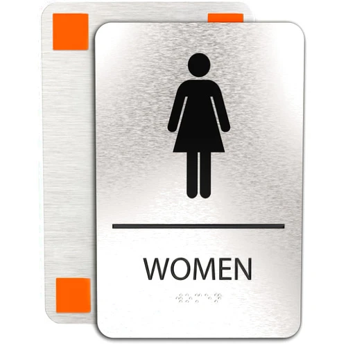 ADASigns.org ADASigns Women Restroom Sign – 6