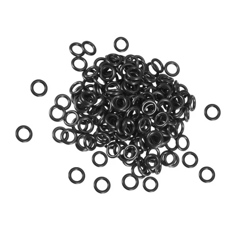 Boxonly 50 PCS O Rings Nitrile Rubber Round O-Rings Seal Grommets 5mm OD 3mm ID 1mm Width Metric Sealing Washer O-Ring Gasket Black