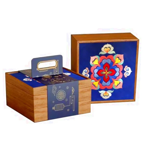 Appearanz Embroidered Candy Box Traditional Handmade Crafts of Chinese Ethnic Minorities