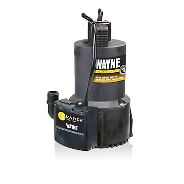 Wayne 57729-WYN1 EEAUP250 1/4 HP Automatic ON/OFF Electric Water Removal Pump , Black