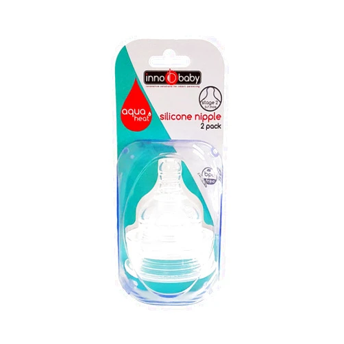 AQUAHEAT Innobaby AquaHeat Stage 2 Silicone Nipple