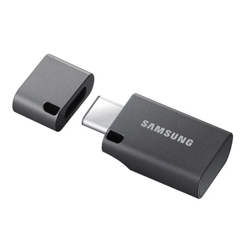 SAMSUNG Type-C 512GB USB 3.2 Flash Drive, 400MB/s, External Memory and Storage for Computers, Mobile Devices, MUF-512DA4/AM, Gray, 2024