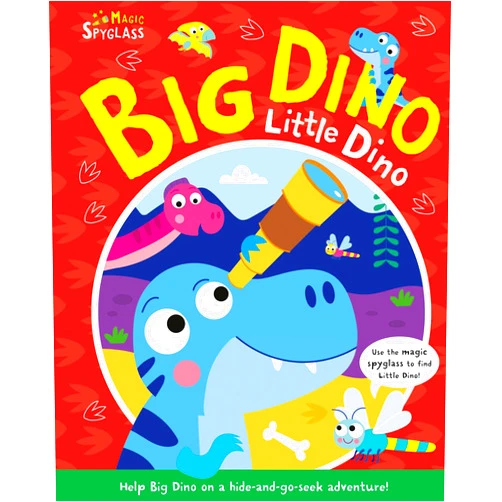 By Katie Button (Author), Kev Payne (Illustrator) Big Dino Little Dino (Seek and Find Spyglass Books)