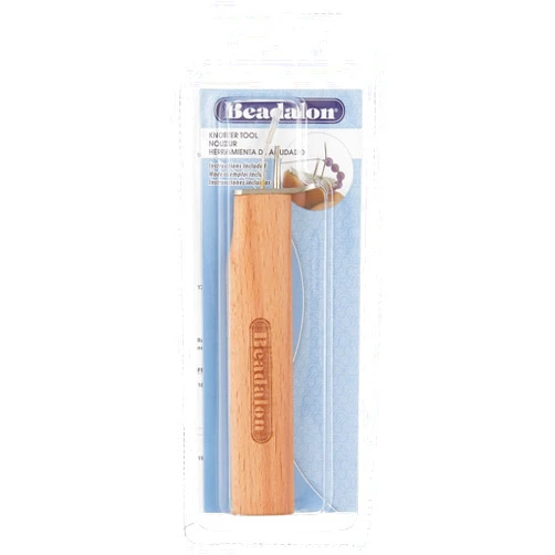 Beadalon Knotter Tool, 7.88 x 3 x 0.75,Brown