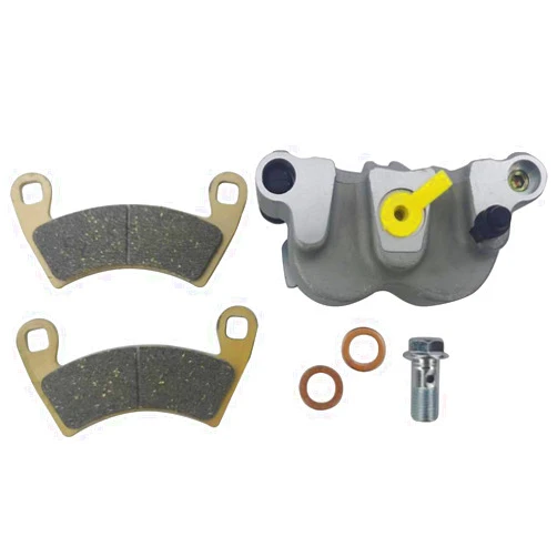 M MATI Front Right Brake Caliper with Pads without Mounting Bracket for Polaris Ranger 4X4 500 EFI 570 4X4 700/800 900 902D 1000 HST RZR 4 800 900 1000 XP/XP 4/S4 RS1 GEM GENERAL 1000 Pro XD 1911284