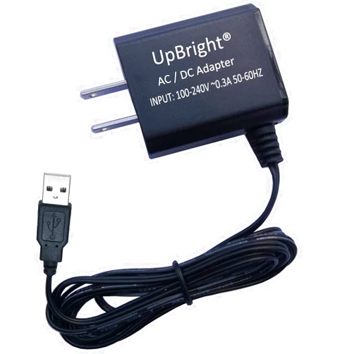 UpBright USB 5V AC/DC Adapter Compatible with VOLUAS VL001 VL002 VL003 VL004 VL008 VL009 Automatic Pet Feeders for Cat and Dogs Dry Food Dispenser Desiccant Bag Timed DC5V Power Supply Battery Charger
