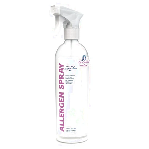 Allergy Asthma Clean Allergen Spray, Pets, Dust Allergies & More, Air & Surface Control, Just Add Water, Bottle, Over 33oz