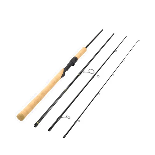 KastKing Valiant Eagle Passage Travel Fishing Rods, 4 & 6 Pc Pack Rods, Spinning, Casting and Fly Models, IM6 Graphite Blank, Ti Oxide LTS Ring Guides, Beautiful Cork Handles