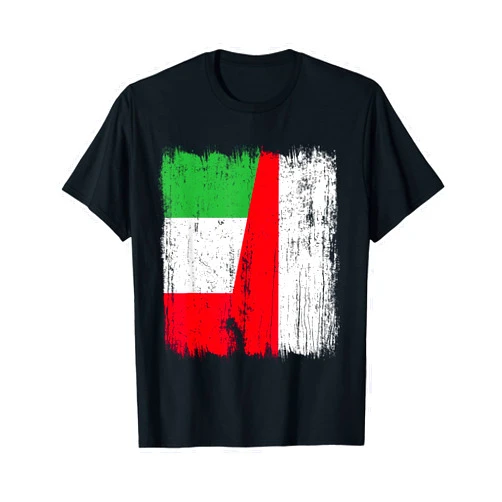 Poland Flag Design Polish Roots And Culture Pride Italy Poland Half Flag Italian Polish Ancestry T-Shirt
