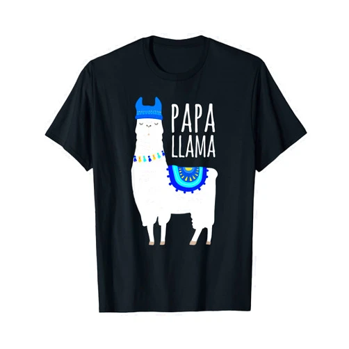 Mama Llama Lover Gifts by Memme Papa Llama T-Shirts for Men T-Shirt