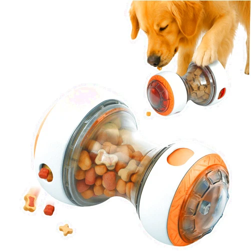 Kalimdor Interactive Dog Puzzle Toys for Boredom, Treat Dispensing Dog Toys, Dogs Enrichment Toy to Keep Them Busy, Treat Dispensing Slow Feeder,Mental Stimulation and Training (Orange)