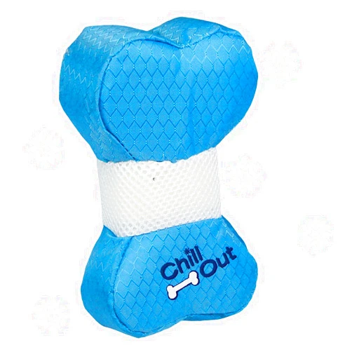 ALL FOR PAWS Chill Out Hydration Dog Chew Toy Refreshing Cooling Fetch Bone - Large - 23cm, Assorted Colours