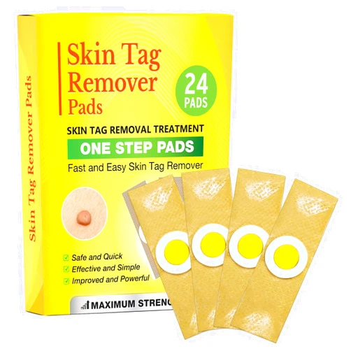 Scthkidto Advanced Skin Tag Remover Pads, 24 Quality Skin Tag Remover Pads, Fast and Easy Skin Tag Remover, Best Skin Tag Remover Pads