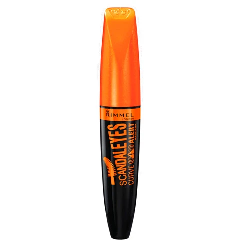 Rimmel London Scandaleyes Curve Alert Mascara, Volumizing, Curls, Plumps, 001, Black, 0.41oz