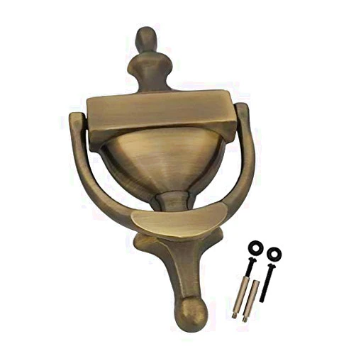 QCAA Solid Brass Door Knocker, 7