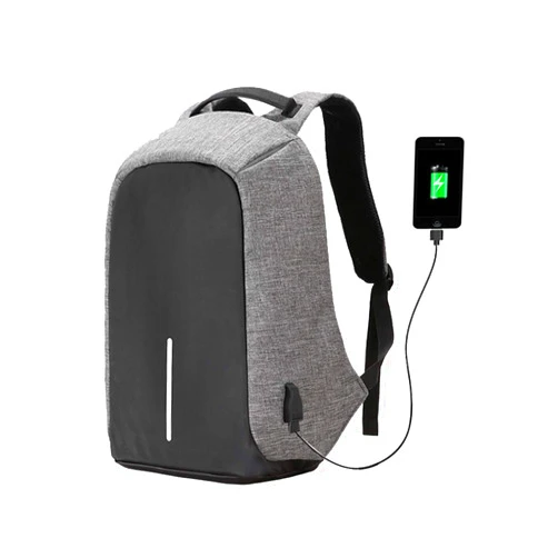 CHOiES record your inspired fashion Waterproof Anti Theft Laptop Backpack Usb Charging Port Travel Laptop Backpack,Business Anti Theft Backpack light gray 15.6in 15.6 Dark Gray