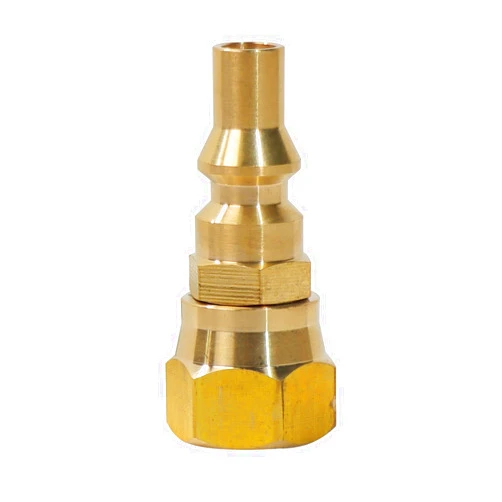 DIVSEA 1/4'' LP Quick Connect Fitting, RV Propane Contact Conversion Fittings for Gas Appliance Heater Grill Fire Pit and RV-Quick