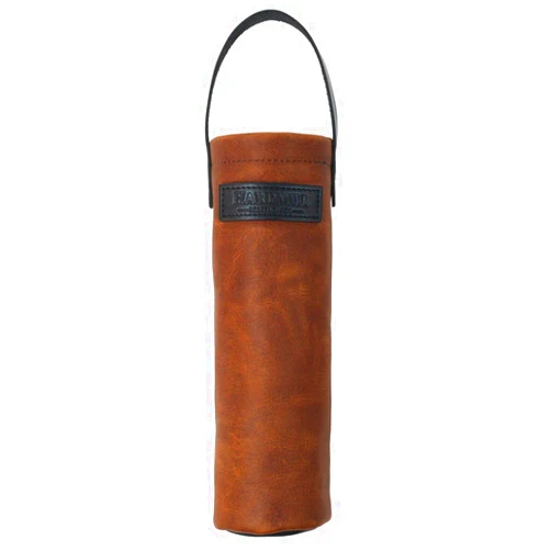 Hardmill Wine Tote - Leather - Cognac - Made in USA