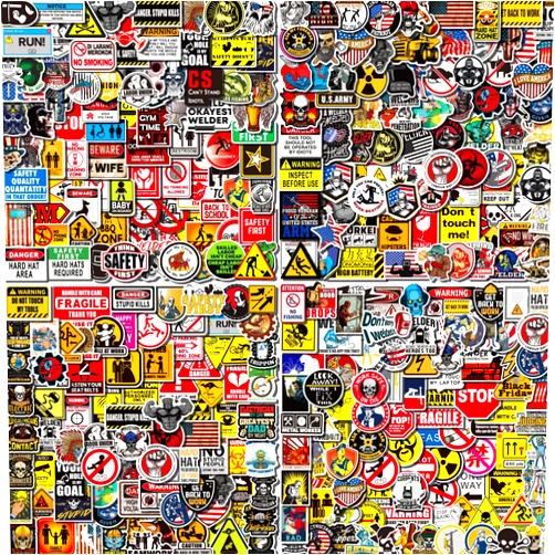 Arme 400 Pcs Hard Hat Stickers, Welding Stickers for Men&Adults Helmet, 100% Vinyl Helmet Sticker Construction Electrician Ironworker Oilfield Pipeliner Stickers for Funny Hard Hat Stickers for Adults