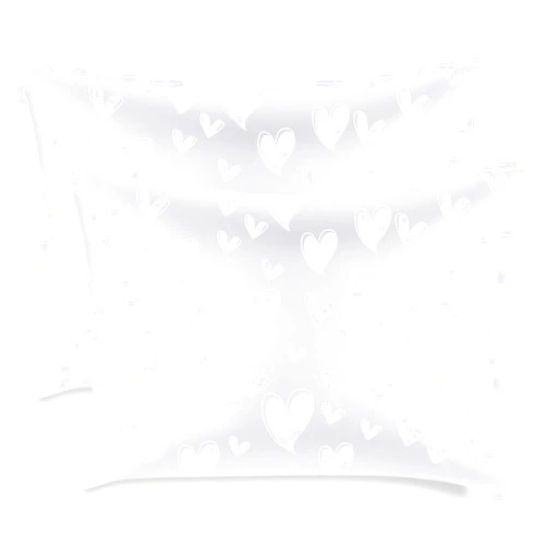 HNPSTBNO 2 Pack Silk Pillowcase for Hair and Skin, Silver Satin Pillow case with Heart Print, 20