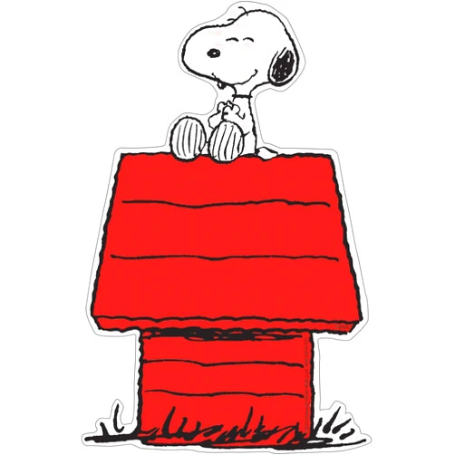 Eureka Peanuts 5-Inch Paper Cut-Outs, Snoopy on Dog House, Package of 36 (841227)