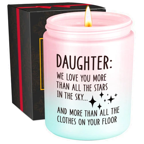 Miracu Candle, Teen Girls Gifts for Daughter, Teenage Girl Presents - Mothers Day, Birthday Gifts for Teens 16-18 - Funny Teenage, Unique Daughter Birthday Presents Ideas from Mom Dad