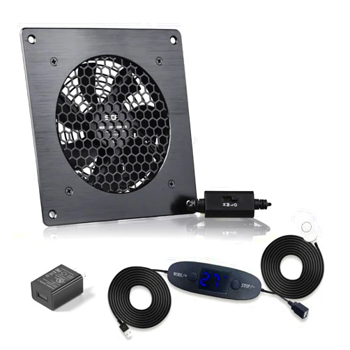 SCCCF 120mm USB Quiet Cabinets Cooling Fan System 6