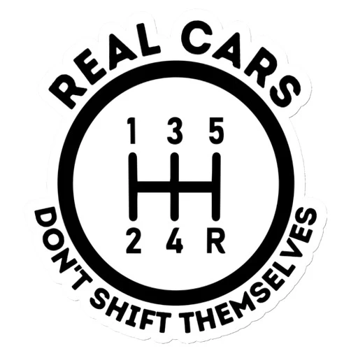 Imakestickerz.com JDM Muscle Car Manual Transmission Vinyl Sticker Decal - 3 Pack
