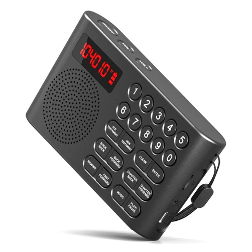 Healvaluefit KJV Audio Bible Player, King James Version Electronic Bible, Electronic Holy Bible Audio Player for Seniors Elderly, Visually Impaired, Dyslexics, Non-Readers - KJV (King James Version)