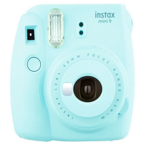 FUJiFILM Instax Mini 9 Instant Camera - Ice Blue (Renewed)