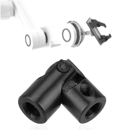 Garosa Universal Joint Coupling 6mm ID 12mm OD Rotatable Universal Steering Shaft Coupling Metal U Joint Coupler Adapter Motor Connector for RC Model Motor