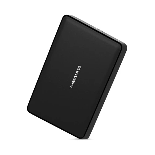 MegaZ 500GB External Hard Drive - MegaZ Backup Slim 2.5'' Portable HDD USB 3.0 for PC, Mac, Laptop, PS4, Xbox one and Chromebook, 3 Year Warranty