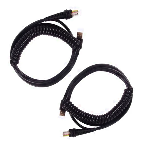 SEEBZ 2-Pack USB Cable for 1900G 1200 1300G Barcode Scanner USB Type A 9ft Coiled