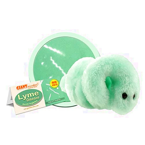 GIANT MICROBES GIANTmicrobes Lyme Disease Plush – Learn About This Tick borne Disease with This Memorable Plush, Unique Gift for Patients, Scientists, Students, Doctors and Health Professionals
