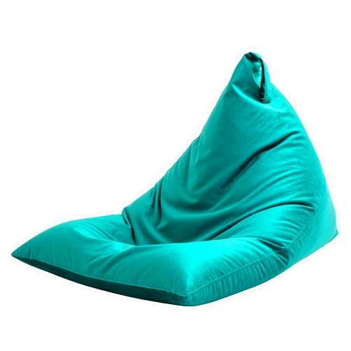 Nobildonna 4ft Bean Bag Chair Cover (No Filler) for Adults, 400L Extra Large Premium Velvet Beanbag Chair Cover, Washable Beanbag Without Filling Ultra Soft Triangular Lazy Sofa Cover (Dark Green)