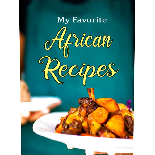 Annie Lee My Favorite African Recipes: Hardcover blank recipe book to write down recipes you love in your own cookbook journal. 100 blank entries to fill in your special recipes and notes. 8.25x11