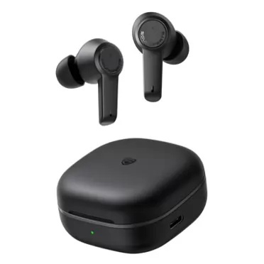SoundPEATS T3 Active Noise Cancelling Wireless Earbuds with 4 Mics for Clear Calls, Transparency Mode, Touch Control, Total 16.5 Hours