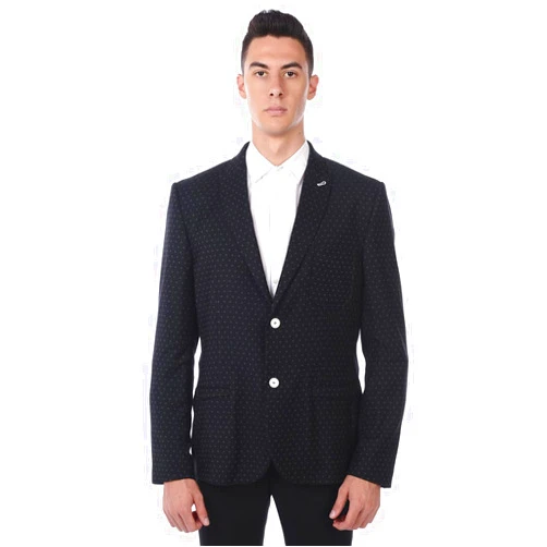 DANIELE ALESSANDRINI Jacket Uomo G2856N8363801 Giacca DIVINO MF 72 BOTTONE BI Black Size 54