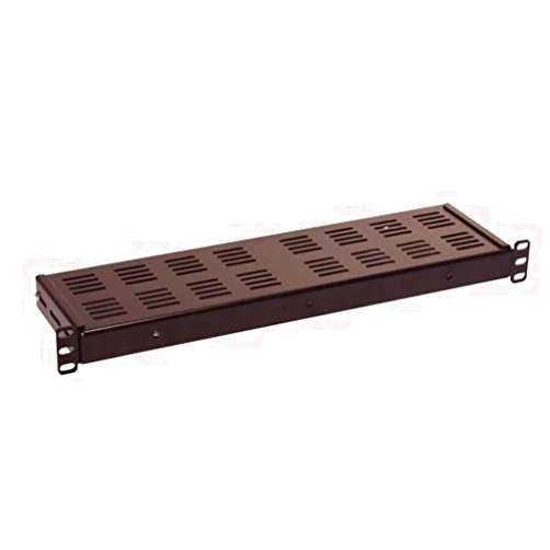 IAENCLOSURES.COM 4.97 inch Vented Compact 1U Rack Shelf/Tray for 19 inch 2 Post or 4 Post Rack Cabinet
