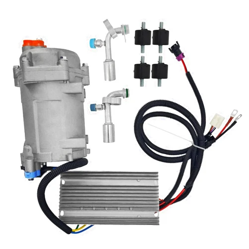 LUFT MEISTAR Universal AC Electric Compressor 20cc/r Air Conditioner Compressor AC.100.3851 for 12V Auto Compressor for R134a