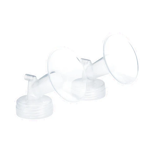Motif Medical, Luna Breast Shields Flanges, Replacement Parts for Luna Breast Pump - 16mm Clear