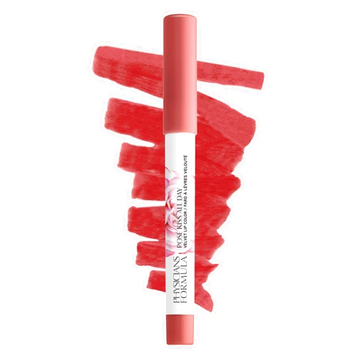 Physicians Formula Rosé Kiss All Day Velvet Lipstick LIp Color Makeup, Red I Do | Dermatologist Tested, Clinicially Tested