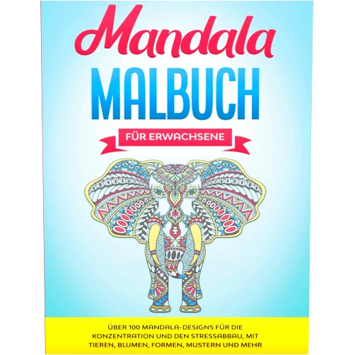 Gs Fun Activity Mandala Malbuch für Erwachsene: Über 100 Mandala-Designs für die Konzentration und den Stressabbau, mit Tieren, Blumen, Formen, Mustern und mehr (German Edition)