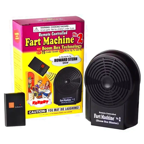 CMYKATB Remote Controlled Fart Machine with 15 Realistic Sounds - Wireless 100 ft Range, Boom Box Technology, Includes 9V Battery - Perfect Prank Toy for Endless Fun