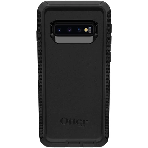 OtterBox Defender Series Case for Galaxy S10 (Only) - Case Only - Non-Retail Packaging - Black