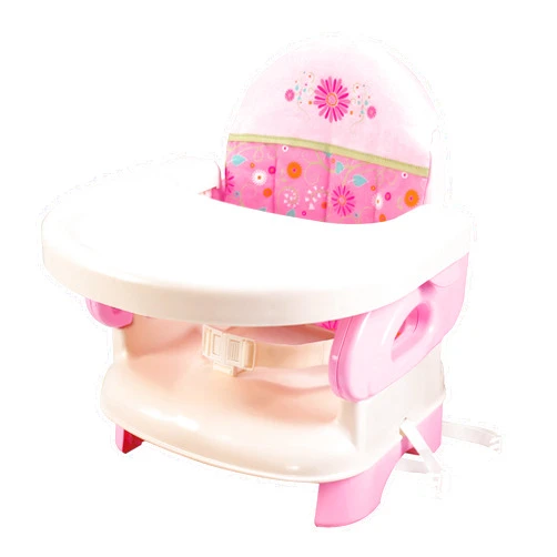 Summer Infant Deluxe Comfort Folding Booster Seat, Pink