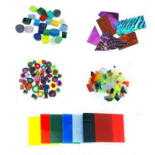 Love Charm 476g (10 Bags) Coe90 Fusing Glass for Microwave Kiln