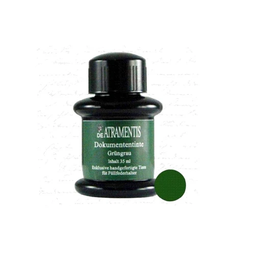 De Atramentis Document Ink Green Grey - 45ml Bottled Ink