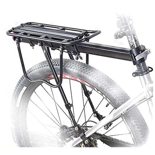 COMINGFIT 110 Lbs Capacity Almost Universal Adjustable Bike Luggage Cargo Rack Bicycle Accessories Equipment Stand Footstock Bicycle Carrier Racks
