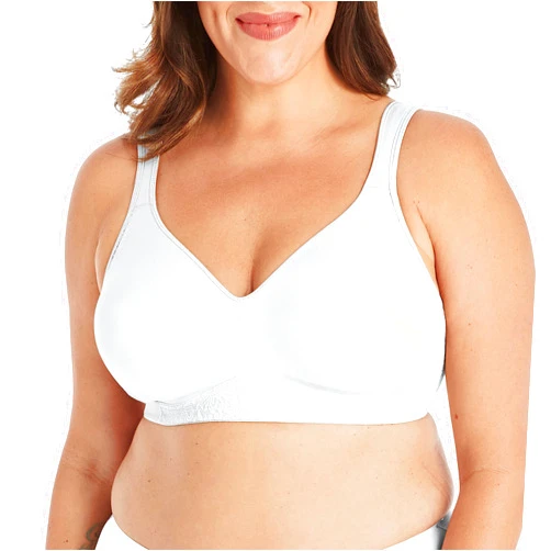 Playtex Women's 18 Hour Wireless Bra 4049, Side & Back Smoothing Cooling Bra, T-Shirt Bra, 4-Way Support